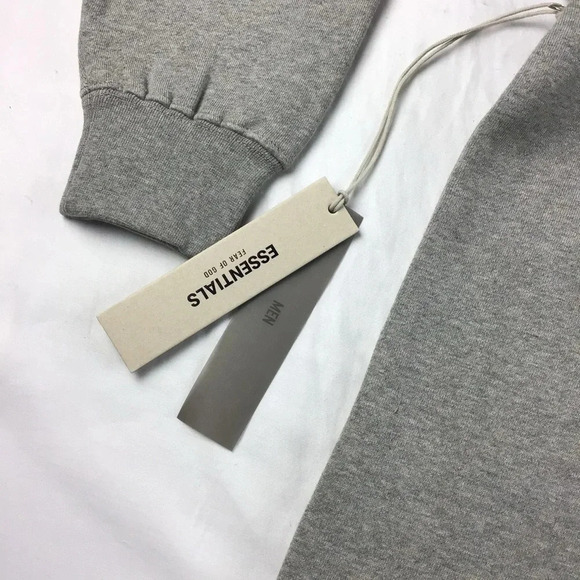 Essentials Fear of God Oversized Crewneck Sweater Dark Oatmeal Size XXS - Picture 2 of 3